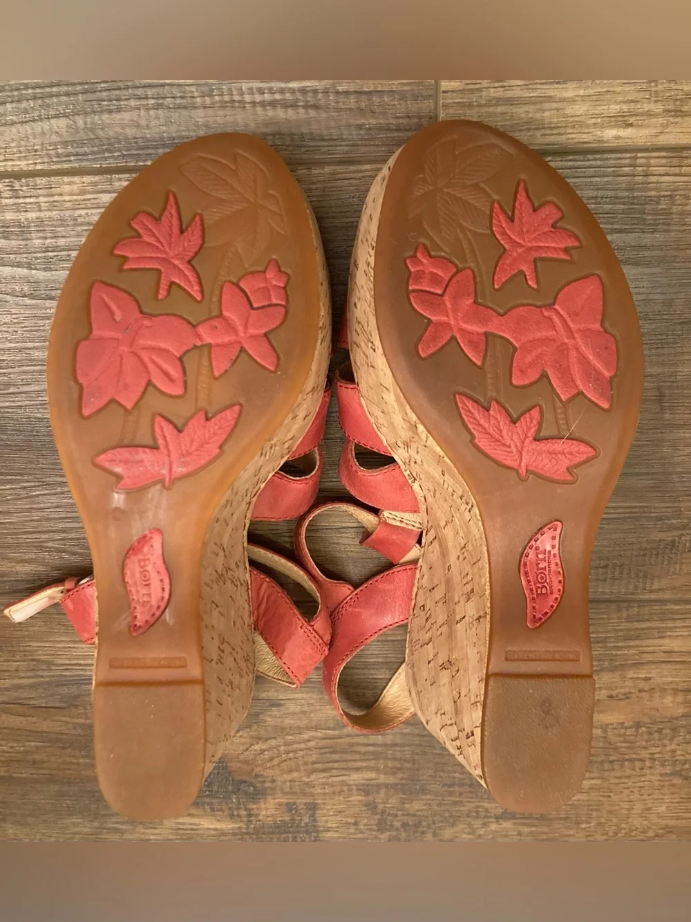 Born Women’s Nicolina Leather Wedge Sandals